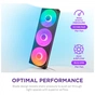 Кулер до корпусу NZXT F360 RGB Core Fan (Single Frame) - Black (RF-U36HF-B1) - зменшене зображення 10