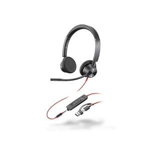 Навушники Poly Poly Blackwire 3325-M USB-A/USB-C Black (8X222AA) зображення 1