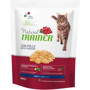 Сухий корм для кішок Trainer Natural Super Premium Adult з куркою 300 г (8059149230481) зображення 1