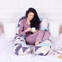 Подушка MirSon для вагітних та відпочинку Naturale Line Print №8006 U-подібна Vivian (2200006178248) - зменшене зображення 7