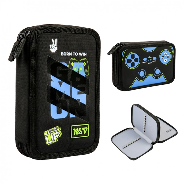 Пенал Yes твердий подвійний Game Loading HP-01 (533716) - изображение 1