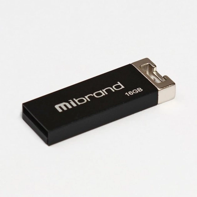 USB флеш накопичувач Mibrand 16GB Сhameleon Black USB 2.0 (MI2.0/CH16U6B) - зображення 1