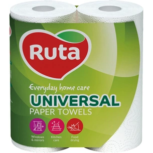 Паперові рушники Ruta Universal 2 шари 2 шт. (4820023740730) зображення 1