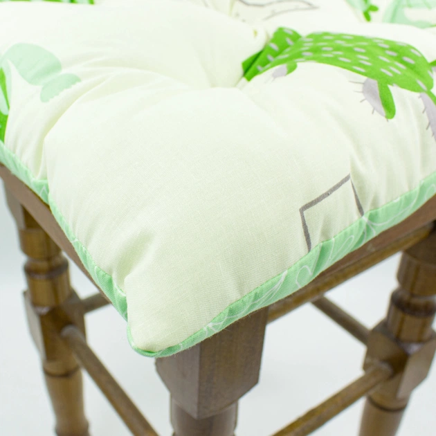 Подушка на стілець MirSon Бязь Принт 19-2508 Sabbia 40х50 см (2200006277224) - зображення 4