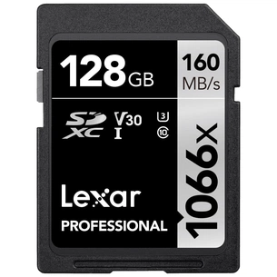 Карта пам'яті Lexar 128GB SDXC class 10 UHS-II V30 U3 1066x (LSD1066128G-BNNNG) зображення 1