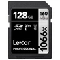 Карта пам'яті Lexar 128GB SDXC class 10 UHS-II V30 U3 1066x (LSD1066128G-BNNNG) - зменшене зображення 1
