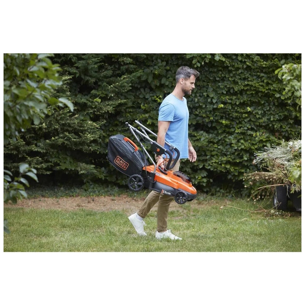 Газонокосарка Black&Decker акумуляторна 36 В, 2.5 Ач, 32 см, 2 АКБ та ЗП (BCMW3336L2) - picture 9