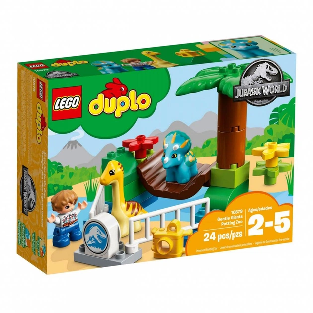 Конструктор LEGO Зоопарк із лагідними гігантами 24 деталі (10879) - зображення 1