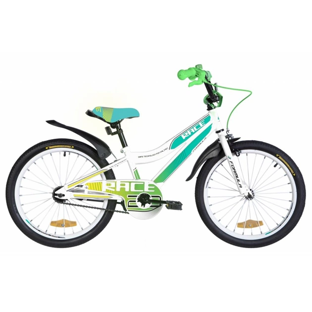 Велосипед Formula 20" RACE рама-10,5" 2020 White/Green (OPS-FRK-20-106) - зображення 1