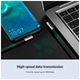 Дата кабель USB 2.0 AM to USB-C 3.0m 3A 90° corner US176 black Ugreen (70875) - зменшене зображення 7