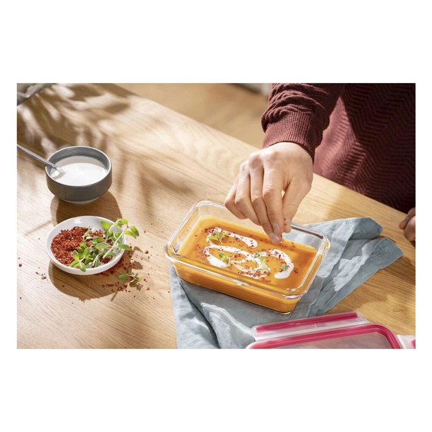 Харчовий контейнер Tefal Masterseal Glass7 Red 0.7 л (N1040610) - picture 6