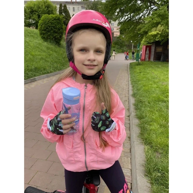 Велорукавиці PowerPlay 001 Чорні листівки XS (SALE_001_Black_XS) - picture 4