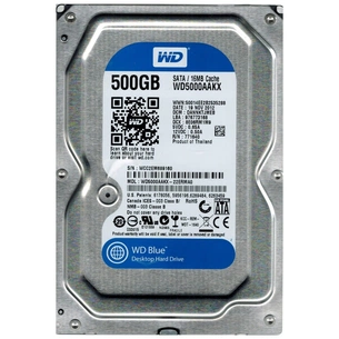 Жорсткий диск 3.5"  500Gb WD (WD5000AAKX) зображення 1