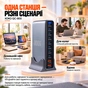 Зарядний пристрій XoKo 8xUSB-C PD 65 - 140W + 2xUSB QC30W GaN3 800W (XK-QC-800) - зменшене зображення 13
