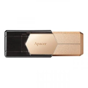 USB флеш накопичувач Apacer 128GB AH650 Gold USB 3.0 (AP128GAH650C-1) зображення 1