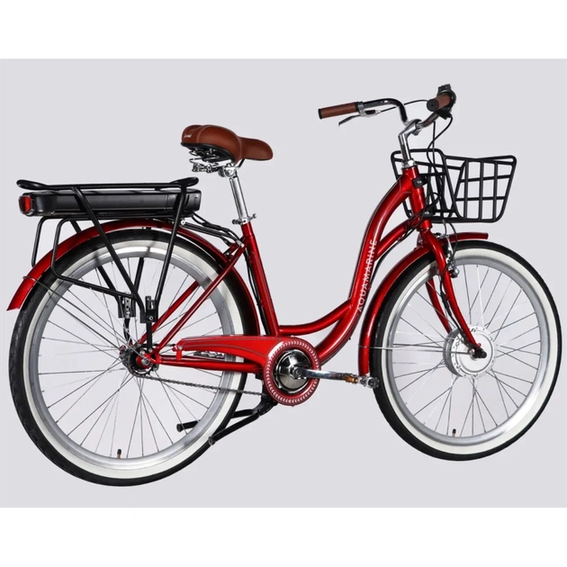 Електровелосипед Dorozhnik 26" eAQUAMARINE BH рама-17" 36B 13А*г 500Вт 2026 бордовий (ELB-D-26-315) - picture 3