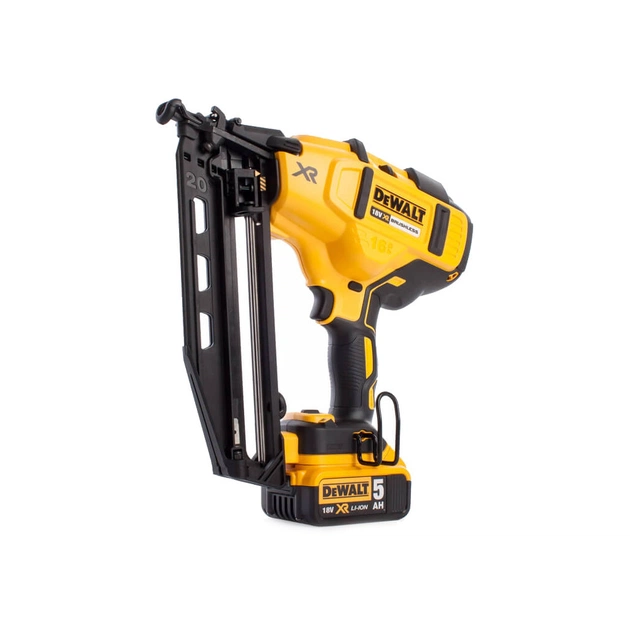 Цвяхозабивач DeWALT 18В XR Li-Ion, діаметр/довжина цвяха 1.6/63 мм, 2 АКБ, ЗП, кейс (DCN660P2) - picture 2