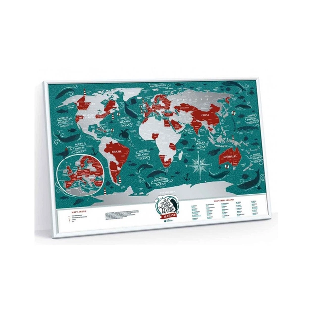 Скретч карта 1DEA.me Travel Map Marine World (13020) - изображение 4