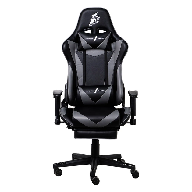 Крісло ігрове 1stPlayer FK3 Black-Gray - зображення 1