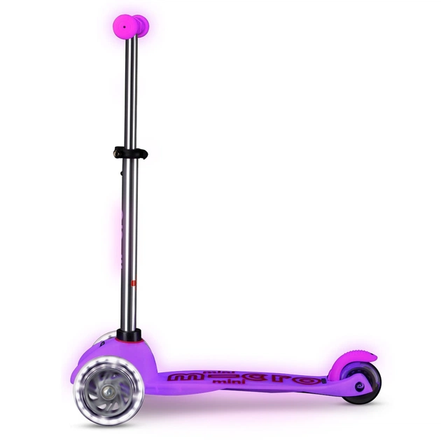 Самокат Micro Mini Deluxe Glow LED Морозний рожевий (MMD217) - picture 2