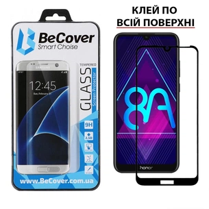Скло захисне BeCover Honor 8A Black (703670) зображення 1