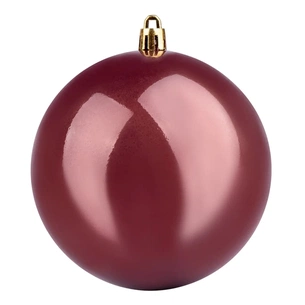 Ялинкова іграшка YES! Fun 10 см, темно-кавова, перламутрова (973506) зображення 1