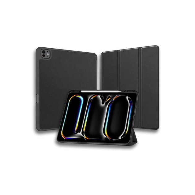 Чехол для планшета AirOn Premium SOFT iPad Pro 13 2024 + Film Black (4822352781129) - изображение 1