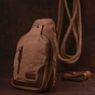 Сумка Vintage Чоловіча через плече Коричнева (20389) - зменшене зображення 9