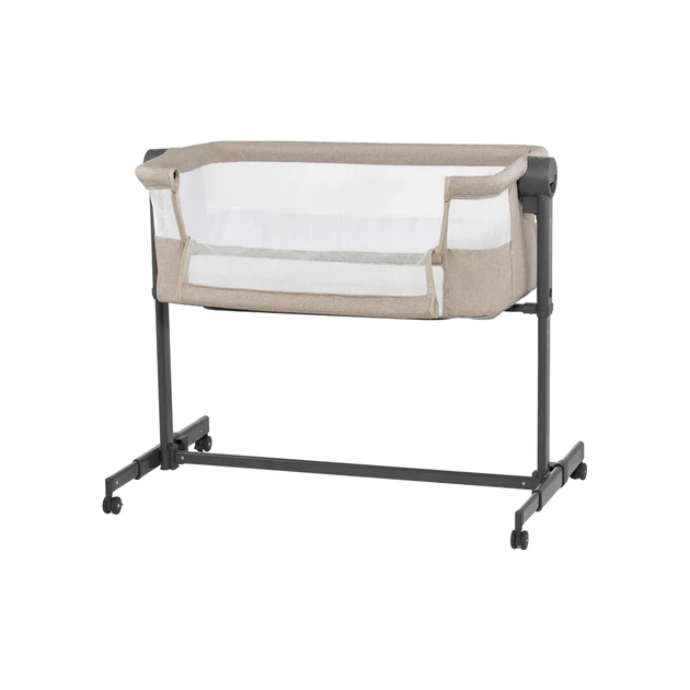 Ліжечко Kinderkraft Приставне ліжечко-люлька Neste Up 2 Beige (5902533924530) - зображення 1