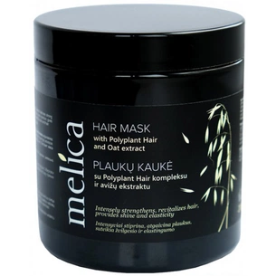 Маска для волосся Melica Black з екстрактом вівса для нормального волосся 200 мл (4770416003563) зображення 1