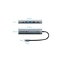 Концентратор VENTION USB-C 6-in-1 HDMI + 2xUSB 3.0 + RJ45 + PD 100W (TGNHB) - зменшене зображення 2