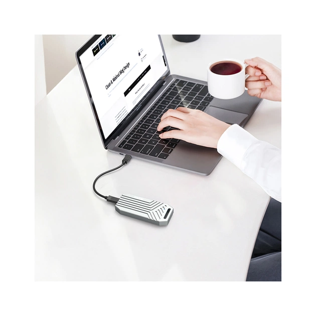 Кишеня зовнішня Maiwo M.2 SSD NVMe 2280 ч-з USB4.0 Type-C 40Gbps (K1695) - picture 10