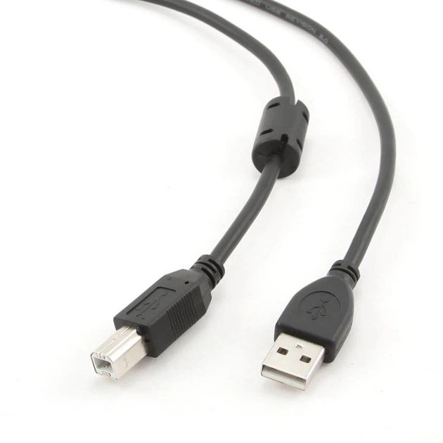 Кабель для принтера USB 2.0 AM/BM 1.0m Maxxter (UF-AMBM-1M) - зображення 1