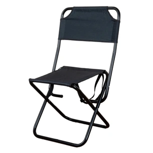Стілець складаний NeRest NR-22 зі спинкою чорний (4820211100582_1) зображення 1