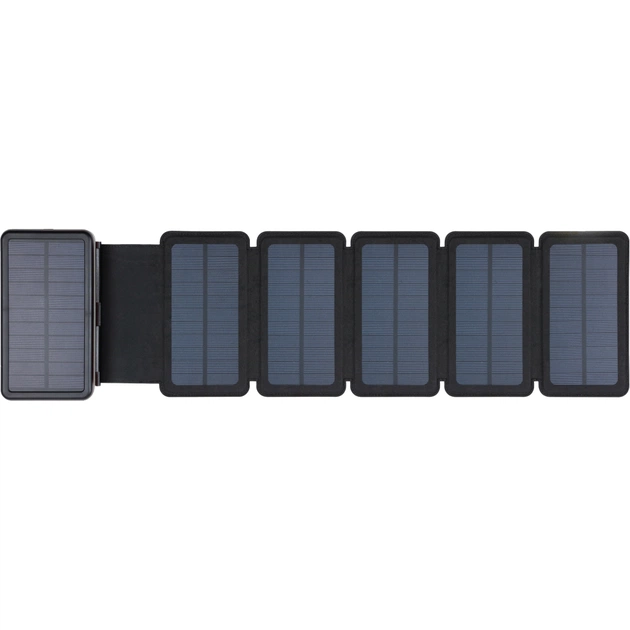Батарея універсальна Sandberg 20000mAh, Solar 6-Panel/7.5W, USB-C output(20W), USB-A*2/(18W Max) (420-73) - зображення 1