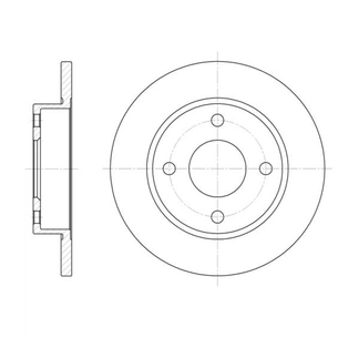 Гальмівний диск REMSA 6427.00 зображення 1