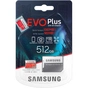 Карта пам'яті Samsung 512GB microSD class 10 UHS-I U3 Evo Plus V2 (MB-MC512HA/RU) - зменшене зображення 6