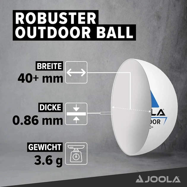 Комплект для настільного тенісу Joola Vivid Outdoor 2 Bats 3 Balls (51010) (930953) - picture 7