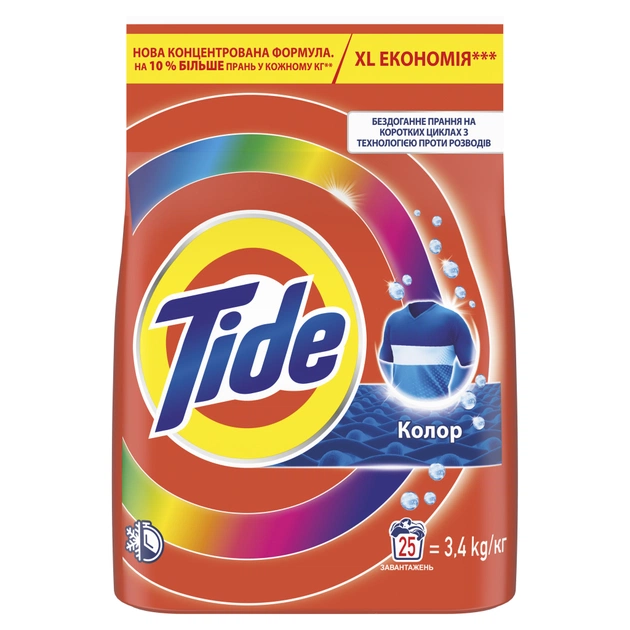 Пральний порошок Tide Color 3.4 кг (8006530172257) - picture 2