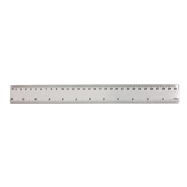 Линейка H-Tone пластиковая 30 см (SCALE-HT-JJ30406-30) - изображение 1