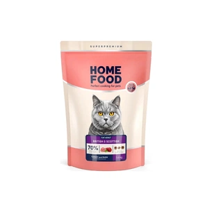 Сухий корм для кішок Home Food For British and Scottish breeds/for large breeds з індичкою та качкою 1.6 кг (4820235021177) зображення 1