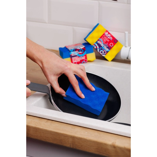 Губки кухонні Добра Господарочка Effective 2 шт. (4820086523066) - picture 3