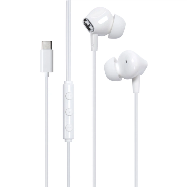 Наушники Vention Echo Lite USB-C In-Ear Wired White (GBBWAV) - изображение 1