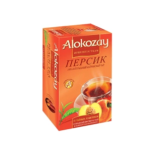 Чай Alokozay черный с ароматом персика 25х2 г (4820229040450) изображение 1