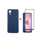 Чохол до мобільного телефона Dengos Kit for OPPO A17K case + glass (Blue) (DG-KM-02) - зменшене зображення 1