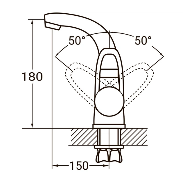 Змішувач AQUATICA HL-1A230C - picture 4
