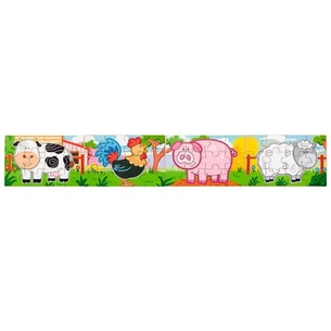 Пазл Viga Toys Ферма, 48 элементов (50069) изображение 1