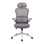 Офісне крісло GT Racer B-5880 White/Gray - зменшене зображення 3