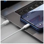 Дата кабель USB 2.0 AM to Lightning 1.5m 20W Simple WisdomKit (2PCS) white Baseus (TZCATLZJ-02) - уменьшенное изображение 6