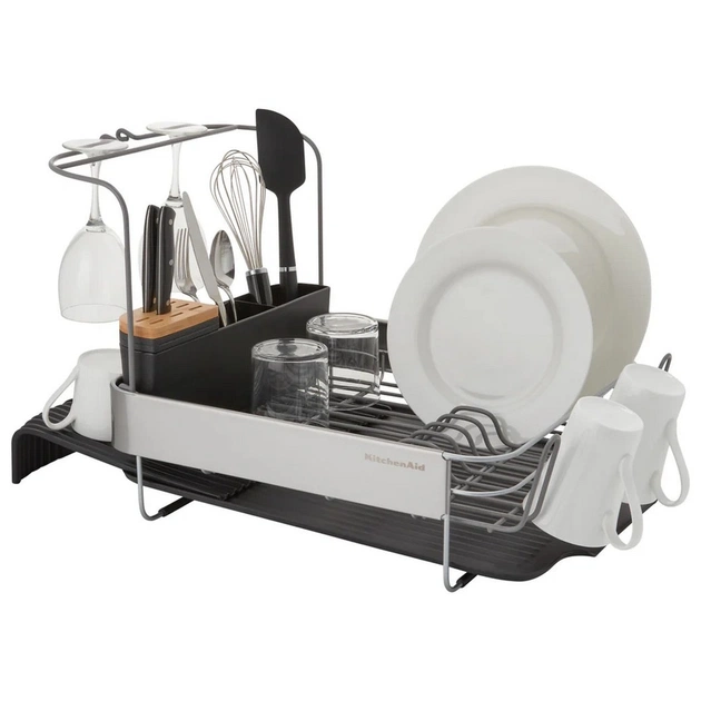 Сушарка для посуду KitchenAid Sinkware 61,5 x 38,5 x 37,5 см сірий (KEG896BXCGA) - picture 4